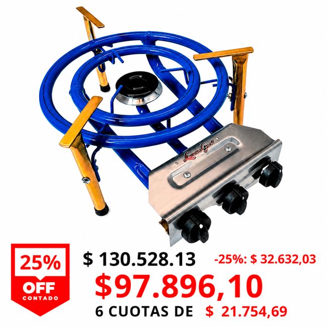 Paellero Cocineta Multifunción Azul - B222