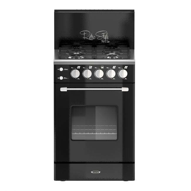 Cocina Retro Style Negra 550