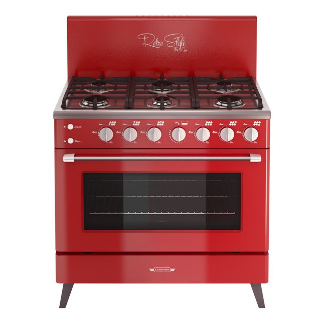 Cocina Retro Style Roja 900
