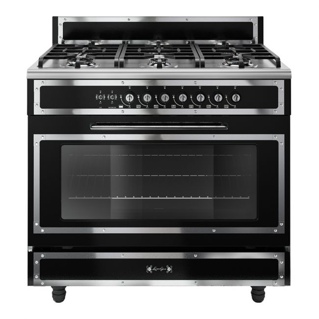Cocina Royal Classic Negra 900